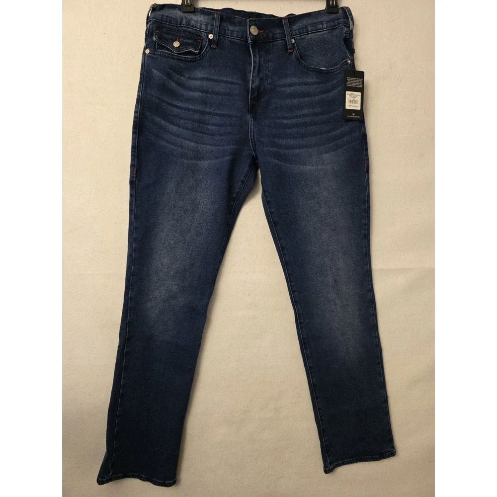 True Religion Ricky SN FlapStraight  Style 700642 Medium Rustic Barn Wash 34x32